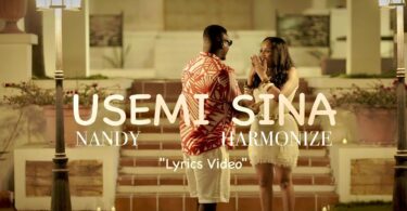 MP4 DOWNLOAD Nandy Ft Harmonize – Usemi Sina
